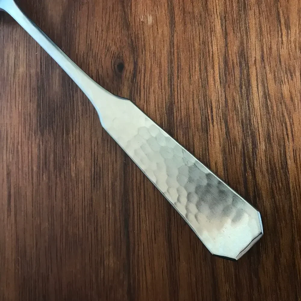 Reed & Barton COLONIAL FORGE Stainless Hammered Satin - single dinner fork (1)